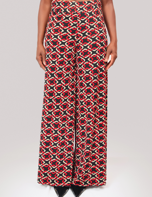 Printed jersey pant