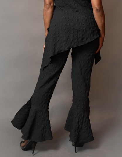 Cigarette bell slit pant