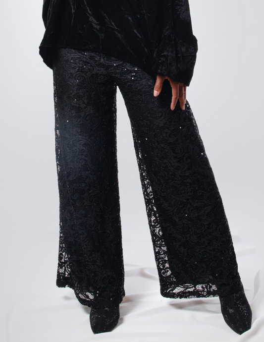 Lace sequin (limited) pant